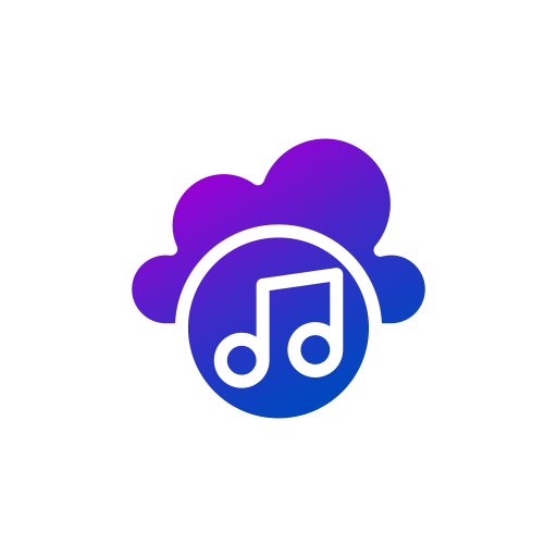 chmura muzyki Generic Flat Gradient ikona