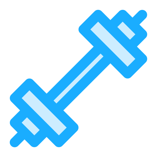 Weightlifting Generic Blue icon