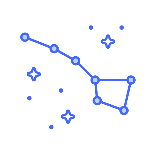 constellation Generic Blue Icône