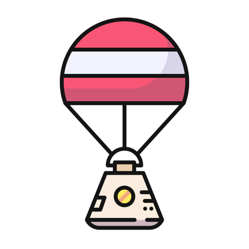 kapsuła kosmiczna Generic Outline Color ikona