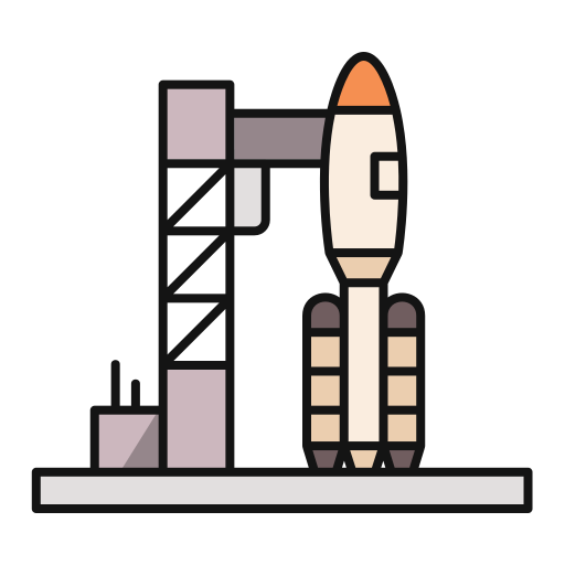 lancement de fusée Generic Outline Color Icône