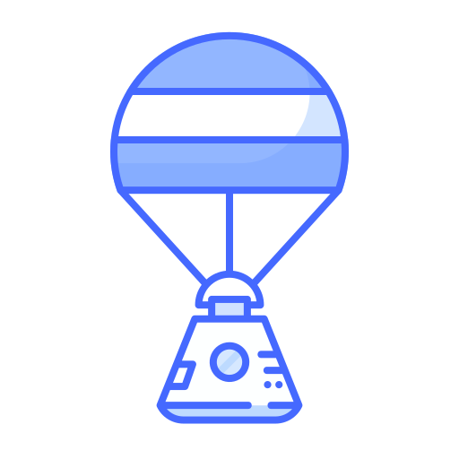 capsula spaziale Generic Blue icona