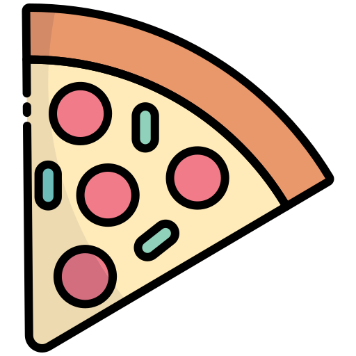 pizza Generic Outline Color icono