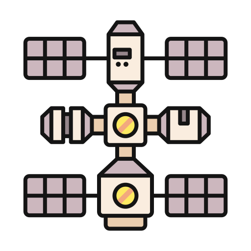 宇宙ステーション Generic Outline Color icon