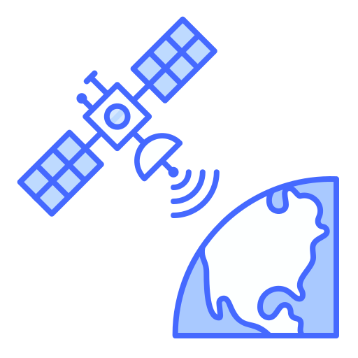 satélite Generic Blue Ícone
