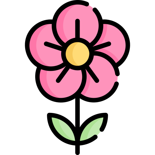 flor Special Lineal color icono