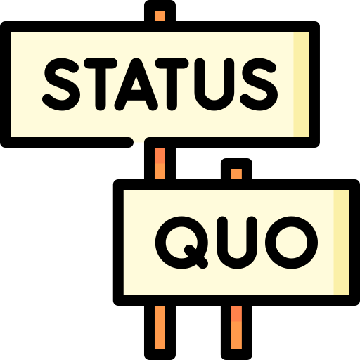 status quo Special Lineal color icon
