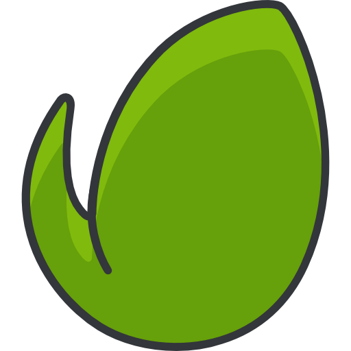 잎 Roundicons Premium Lineal Color icon
