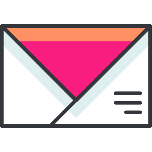 correo electrónico Roundicons Premium Lineal Color icono