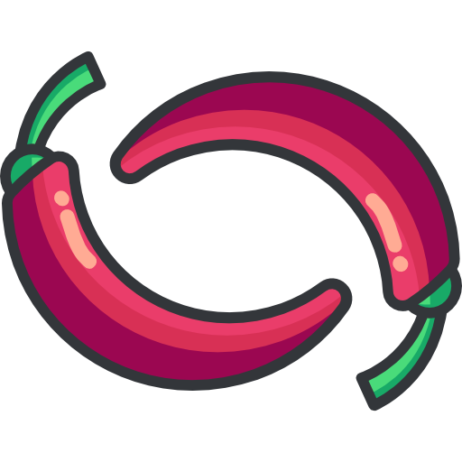 chilis Roundicons Premium Lineal Color icon