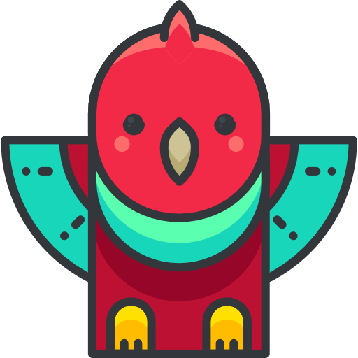 oiseau Roundicons Premium Lineal Color Icône
