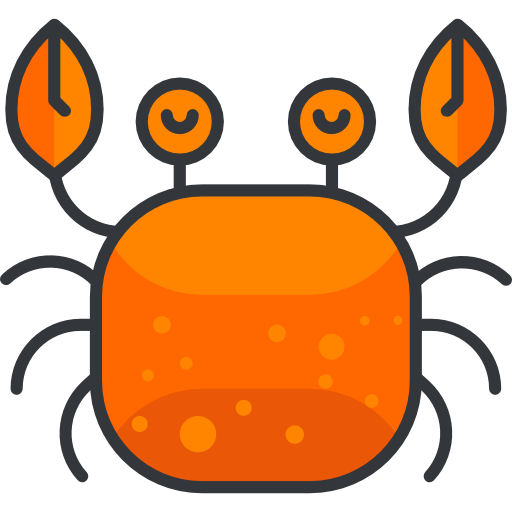 krabbe Roundicons Premium Lineal Color icon