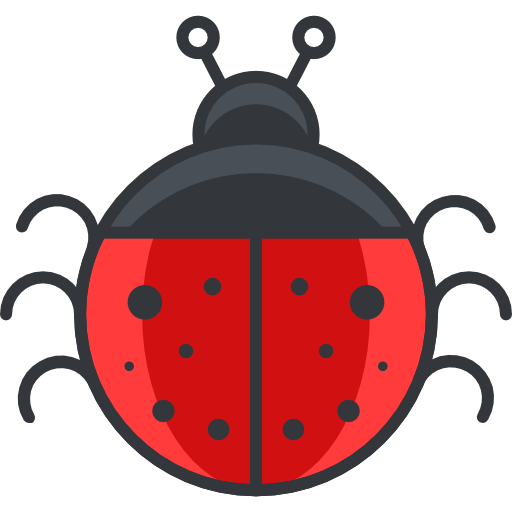 Ladybug Roundicons Premium Lineal Color icon