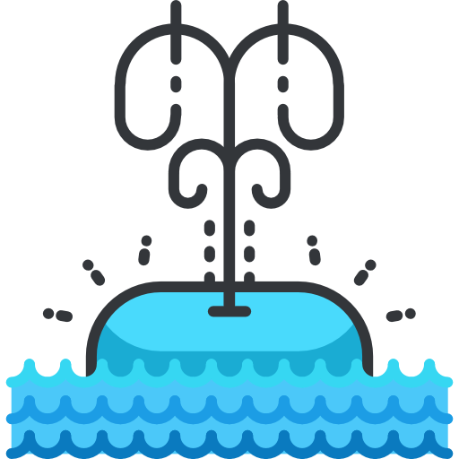 Whale Roundicons Premium Lineal Color icon
