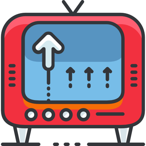 Television Roundicons Premium Lineal Color icon