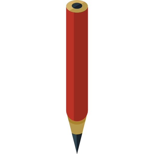 Pencil Roundicons Premium Isometric icon