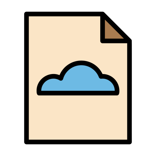 Cloud data Generic Outline Color icon