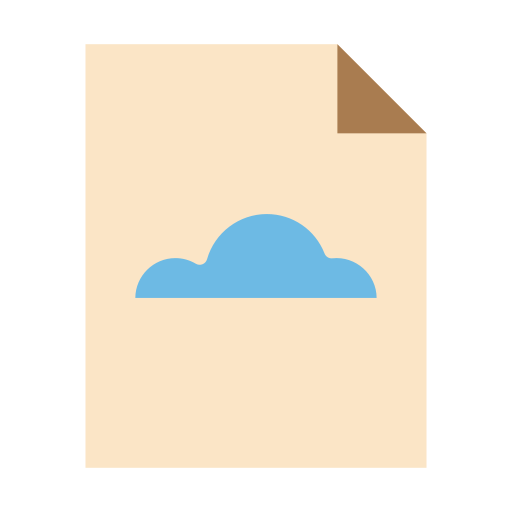 Cloud data Generic Flat icon