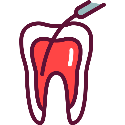 Зуб Generic Outline Color иконка