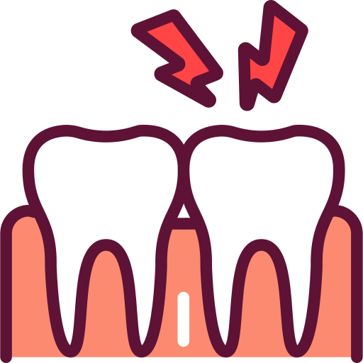 ból zęba Generic Outline Color ikona