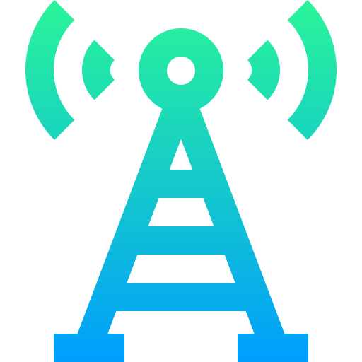 Antenna Super Basic Straight Gradient icon
