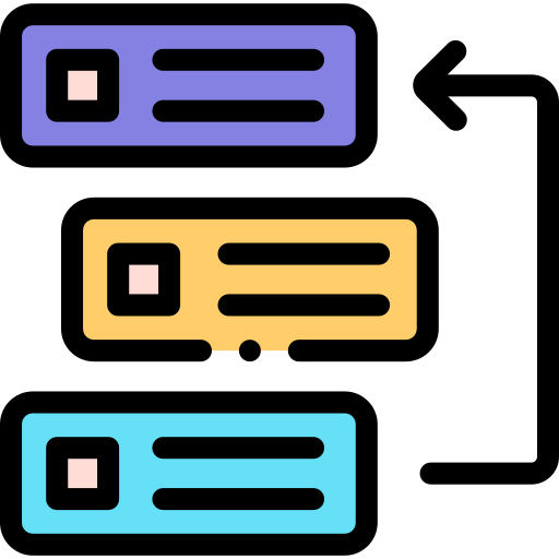 Backlog Detailed Rounded Lineal color icon