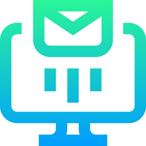 Mail Super Basic Straight Gradient icon