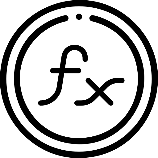 fx Detailed Rounded Lineal Icône