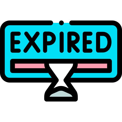 Expired Detailed Rounded Lineal color icon