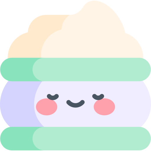 Cream Kawaii Flat icon