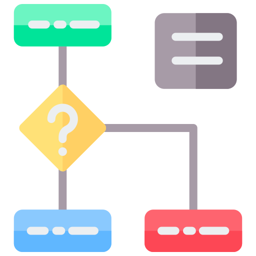 Flow chart Generic Flat icon