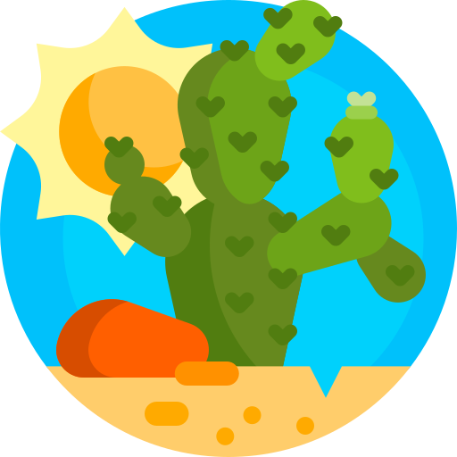 Cactus Detailed Flat Circular Flat icon