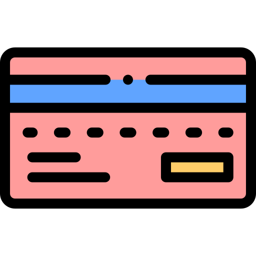신용 카드 Detailed Rounded Lineal color icon