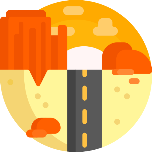 Landscape Detailed Flat Circular Flat icon