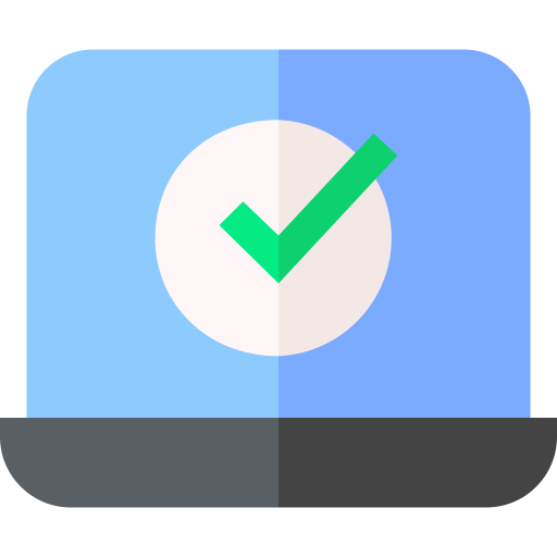 전자투표 Basic Straight Flat icon