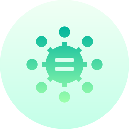 diagrama Basic Gradient Circular Ícone