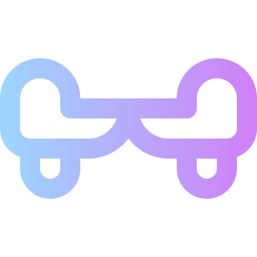 hoverboard Super Basic Rounded Gradient Icône