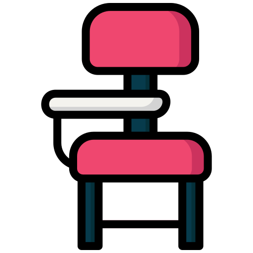 bureaustoel Generic Outline Color icoon
