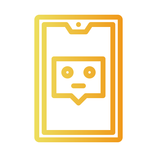 chatbot Generic Gradient icoon
