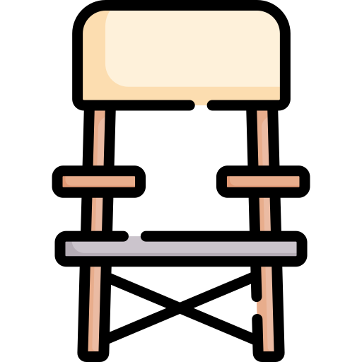 silla de camping Special Lineal color icono