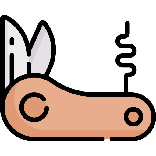 cuchillo suizo Special Lineal color icono