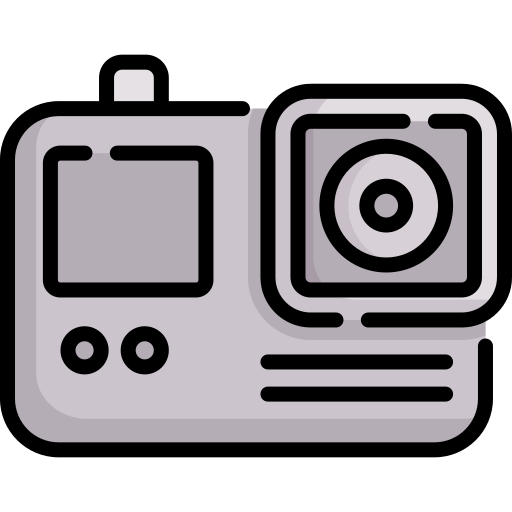 Action camera Special Lineal color icon