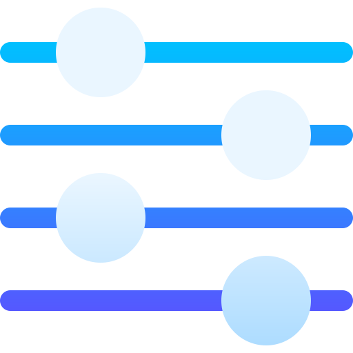 棒グラフ Basic Gradient Gradient icon