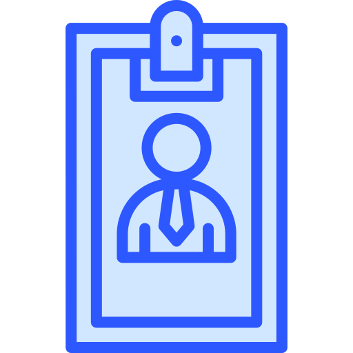 Удостоверение личности Generic Blue иконка
