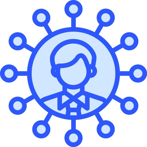 リーダーシップ Generic Blue icon