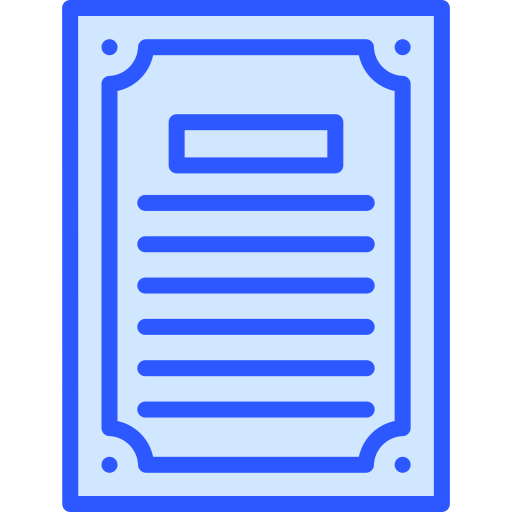 certificato Generic Blue icona