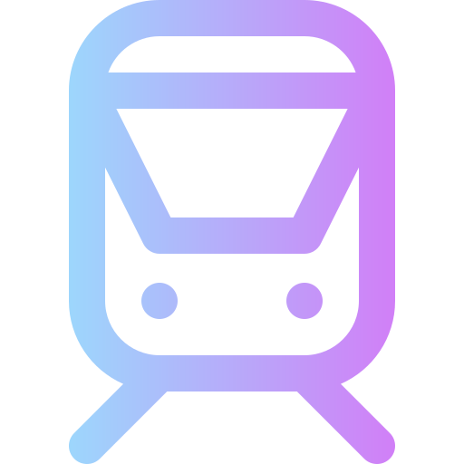 지하철 Super Basic Rounded Gradient icon