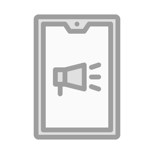 プロモーション Generic Grey icon