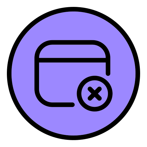 Delete folder Generic Outline Color icon