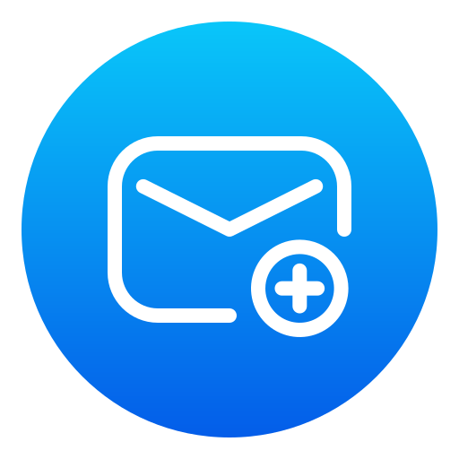新しいメール Generic Flat Gradient icon